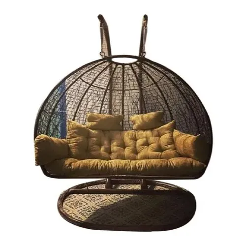 Black Double Seater Swing Chair Manufacturers in Canada