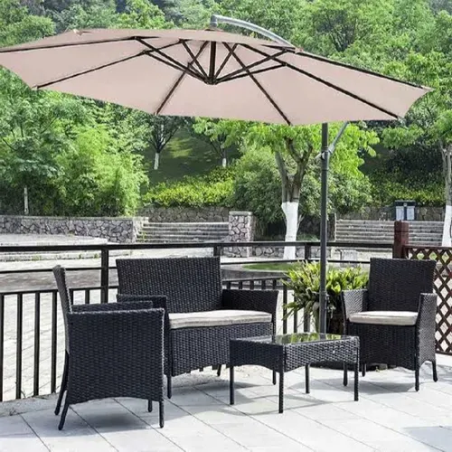 Black Four Seater Outdoor Sofa Set Manufacturers in Canada